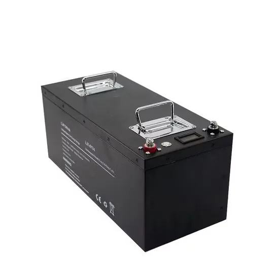 Solar outdoor power cabinet converted to 60v battery