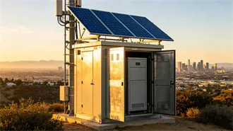 Large Vienna Smart Photovoltaic Outdoor Cabinet for Island Use
