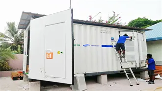 Ground Mounted PV Solar Panel Reinforced Concrete Foundation