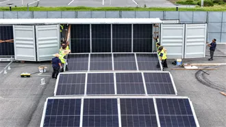 Jordan solar container communication station inverter grid connection